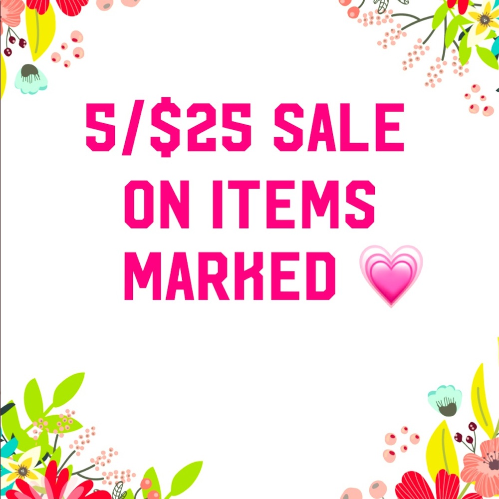 💕5/$25 DONATING SOON!!!
